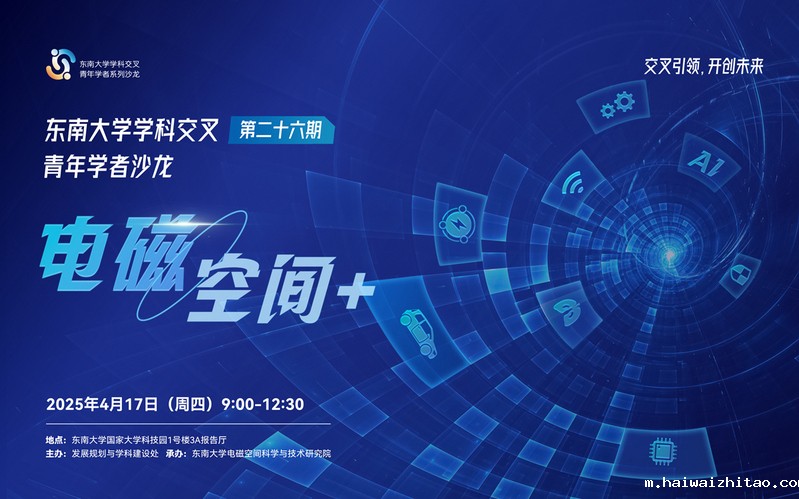 学科交叉青年学者沙龙第26期：电磁空间+